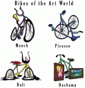 Bikes of the art world. Bicycle Sculptures.