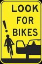 Watch out for bikes when opening your car doors!