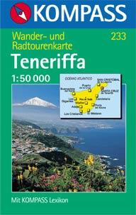 MTB and hiking map of Tenerife | Kompass 233 Karte mit Lexikon und StadtplÃ¤nen. Wander Bike Freizeit und StraÃŸenkarte.