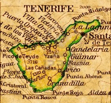 biggest digital road map of Tenerife